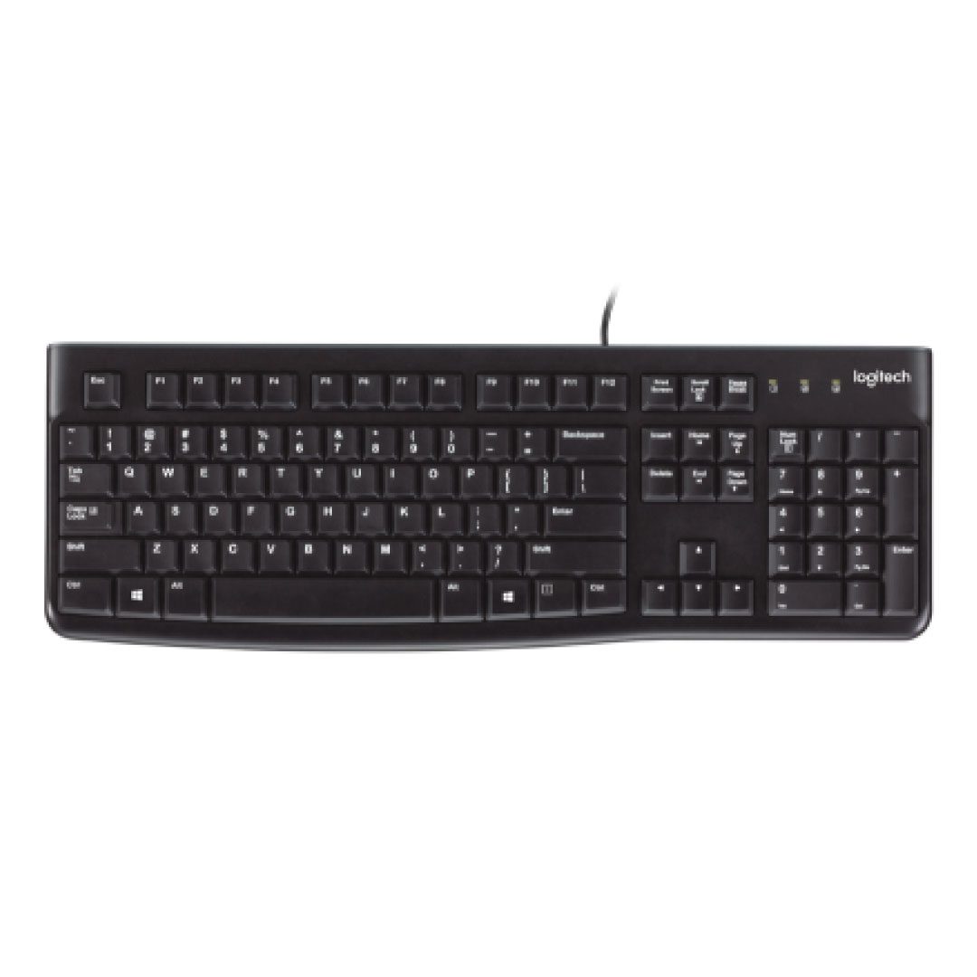 Logitech K120 Wired USB Keyboard – Comfortable & Durable Typing Experience