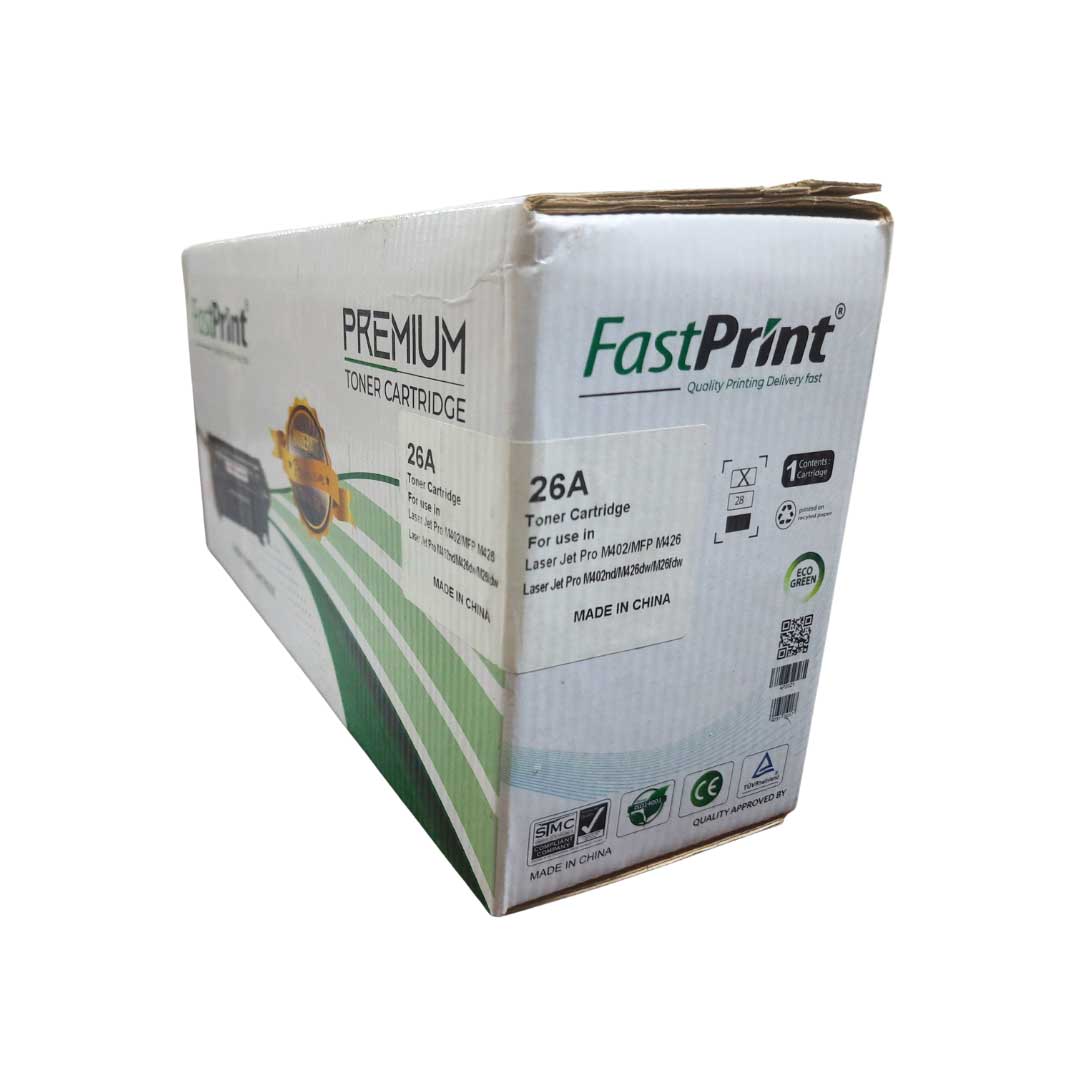 FastPrint 26A Black LaserJet Toner Cartridge